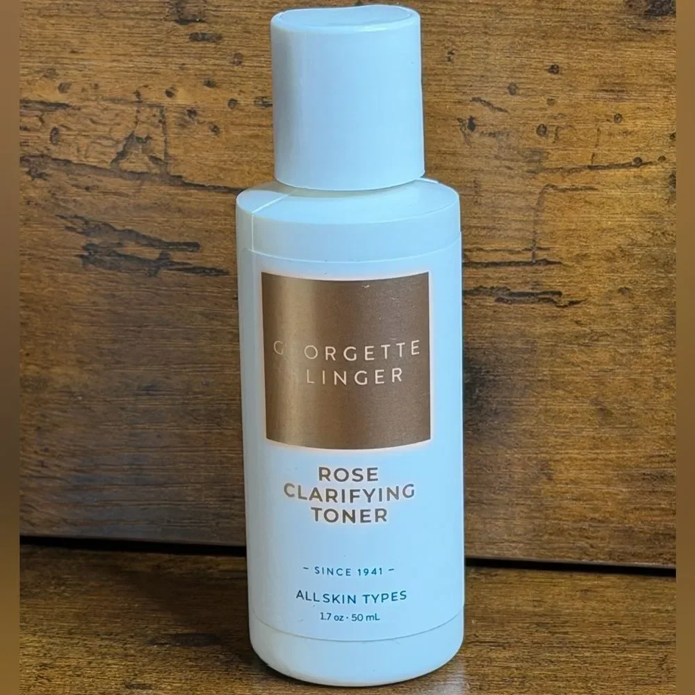 Georgette Klinger Rose Clarifying Toner 50mL x 5, Travel Size Bundle NEW, no box
